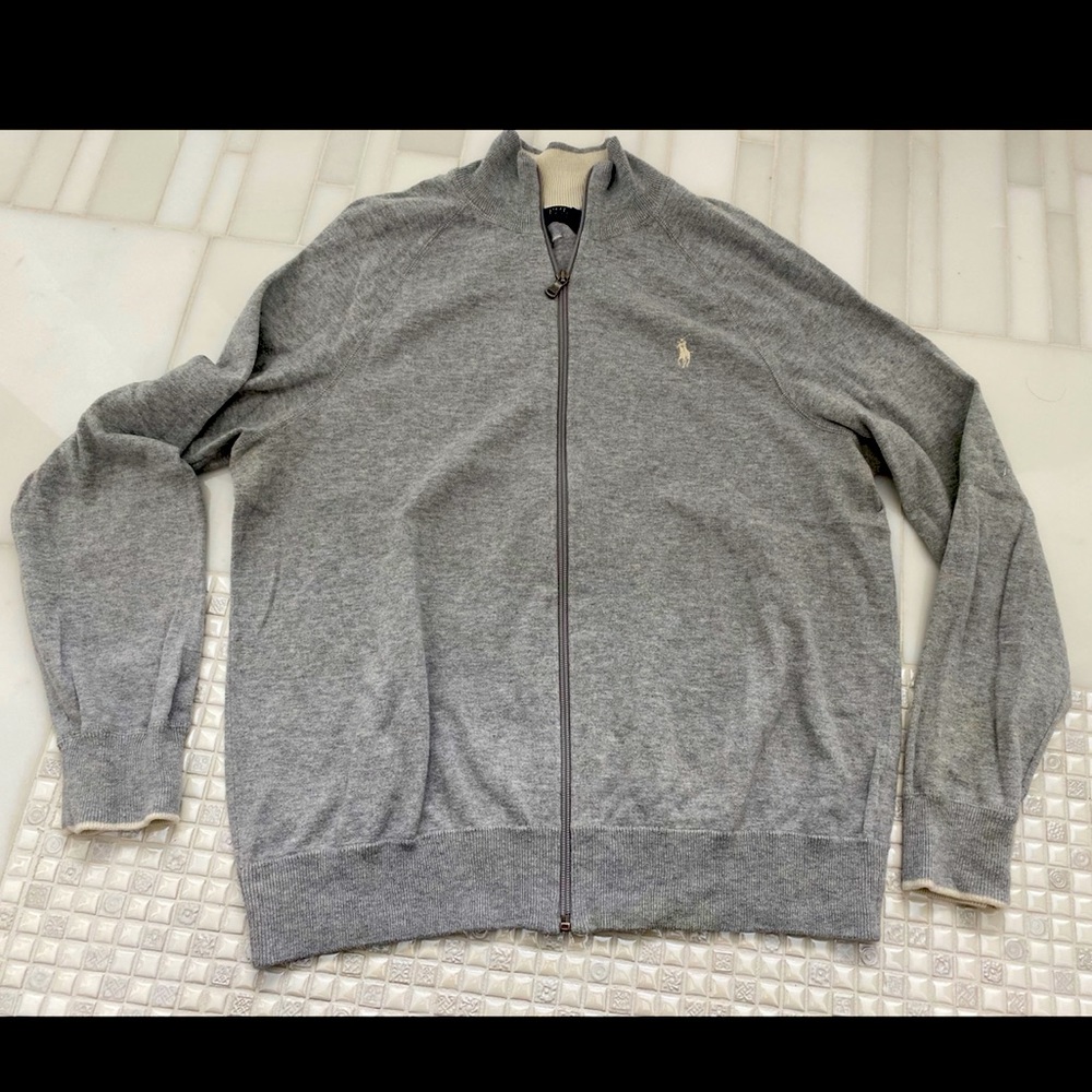 Polo Ralph Lauren Grey Zip-up